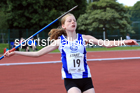 Girls Under-15s Javelin, 2022 Northern Inter Counties U17s and U15s Track and Field, York, Thursday, June 2nd. Photo: David T. Hewitson/Sports for All Pics